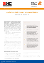 EBC Annex 90 / SHC Task 70 Low Carbon, High Comfort Integrated Lighting
